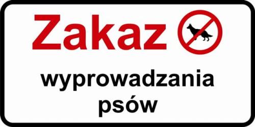 zakaz wyprowadzania psów.JPG