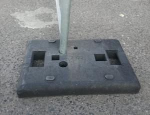 Podstawa mała do zapór siatkowych