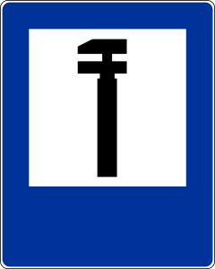 Znak D26 Stacja obsługi technicznej