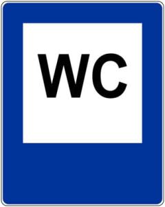 Znak D26c Toaleta publiczna