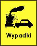 Tabliczka T14d Wypadki